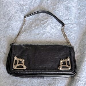 Michael Kors black leather hamdbag